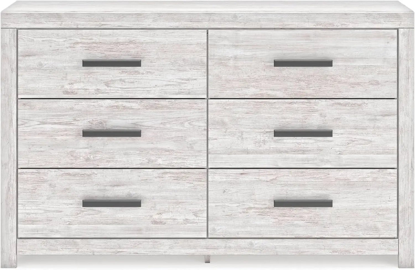 Cayboni Vintage 6 Drawer Dresser With Safety Stop White from PriceLows™