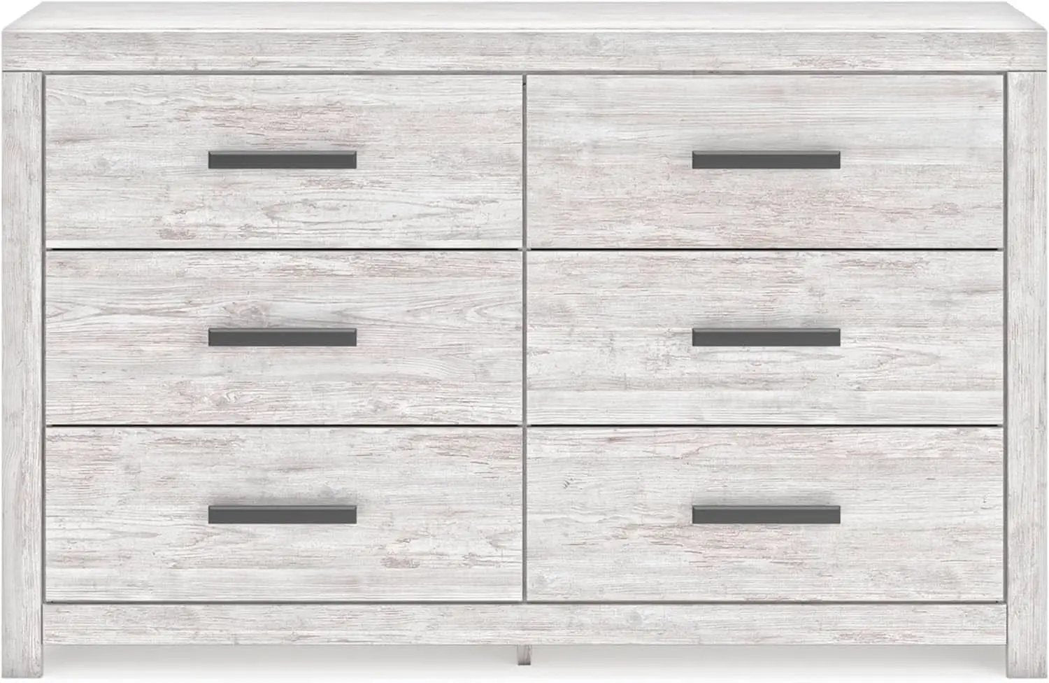 Cayboni Vintage 6 Drawer Dresser With Safety Stop White from PriceLows™