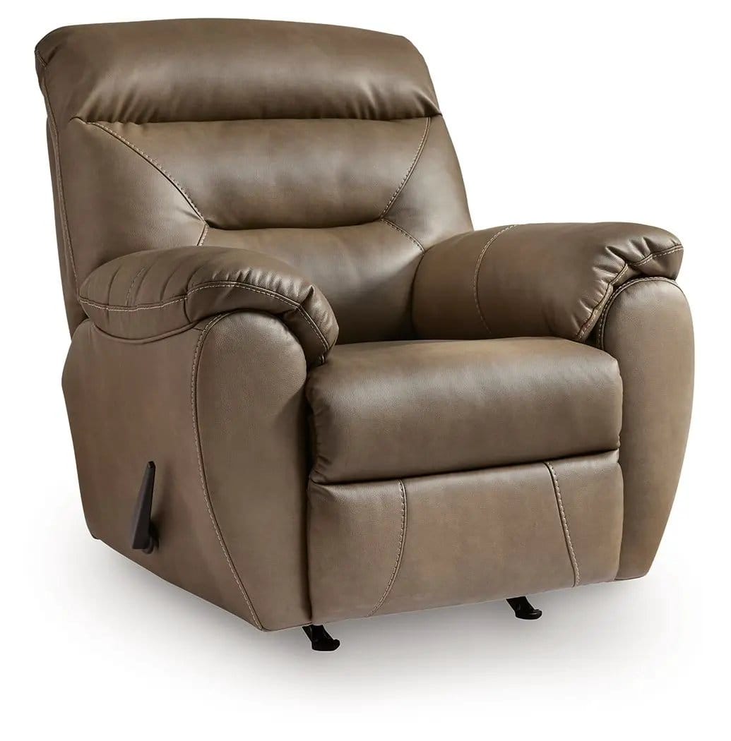 Elksworth Rocker Recliner Rocker Chair | 2 Pieces | Faux Leather | Living Room