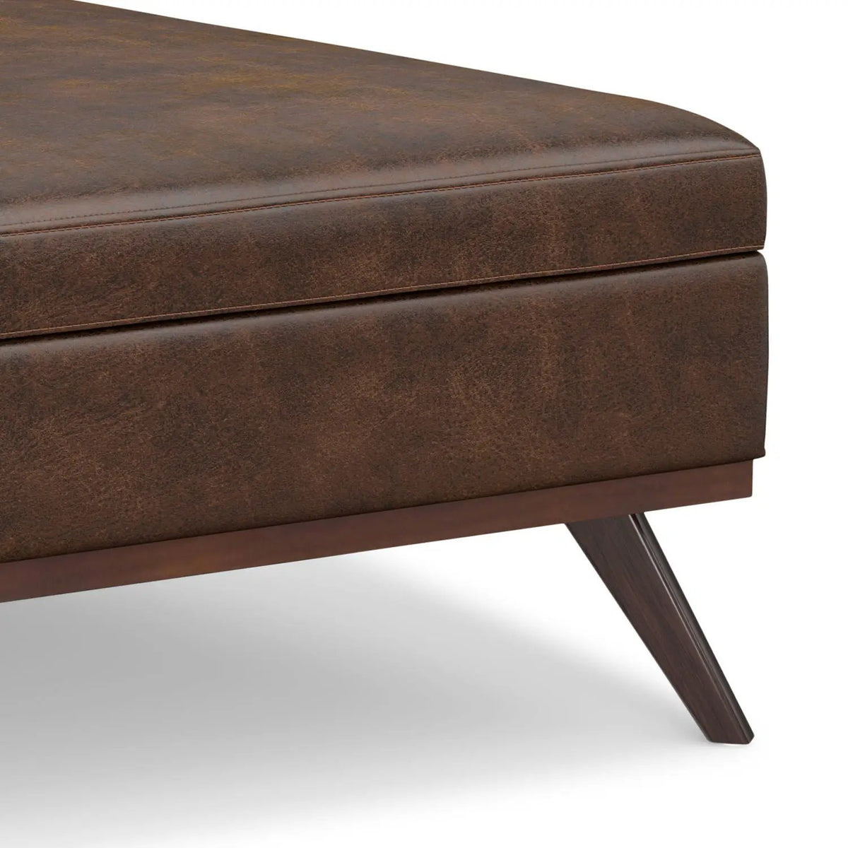 Owen Square Coffee Table Storage Ottoman | Hydraulic Lift-Up Lid | Multifunctional | 35.8 Inch Width