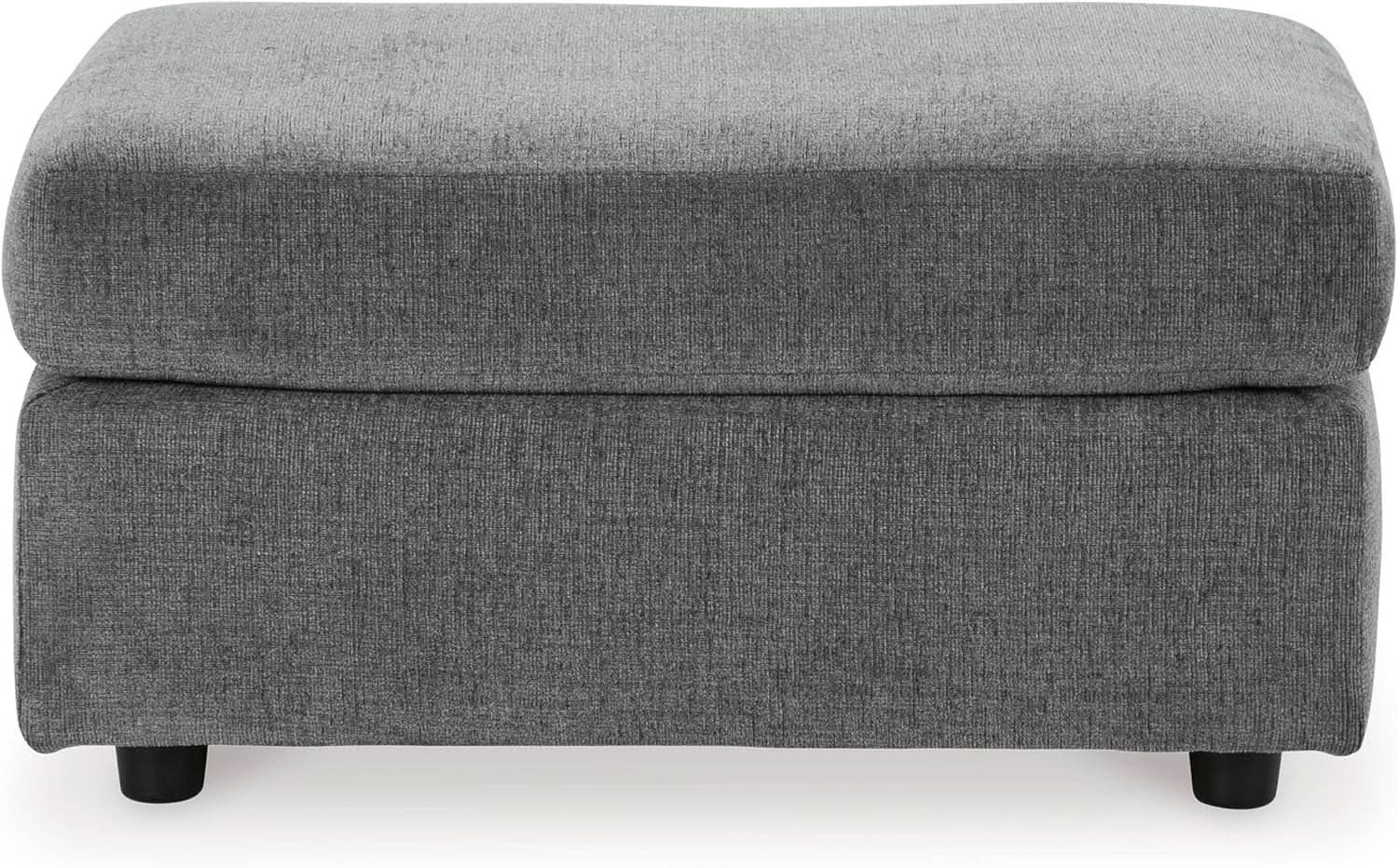 Stairatt Rectangular Gray Upholstered Ottoman Cushioned from PriceLows™