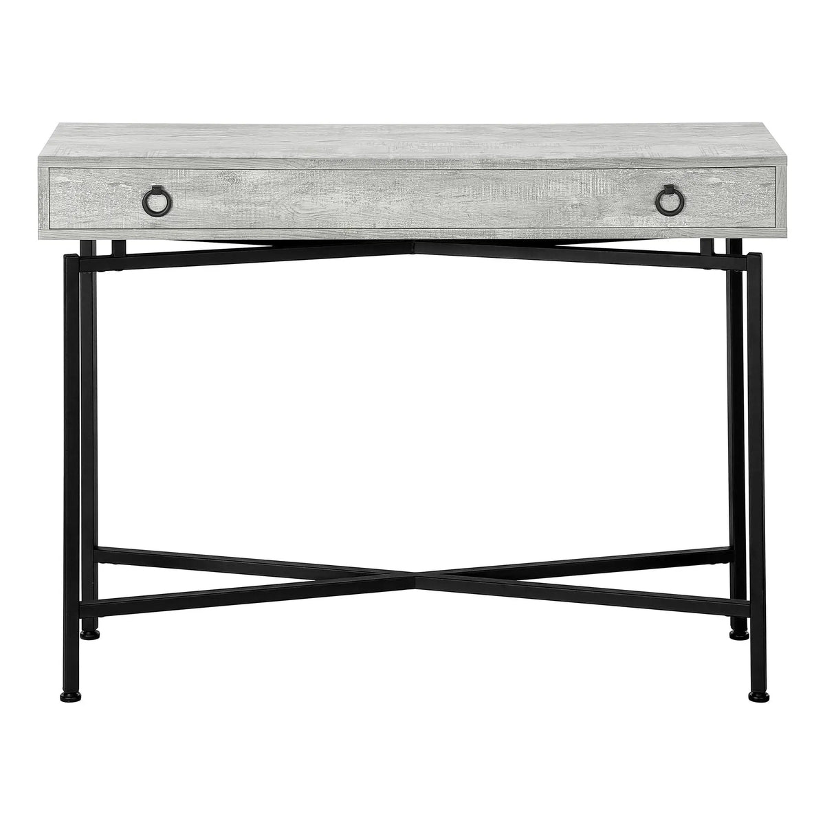 Entryway Console Table | 42.5 Inch Width | Large Storage Drawer | Reclaimed Barn Style Finish