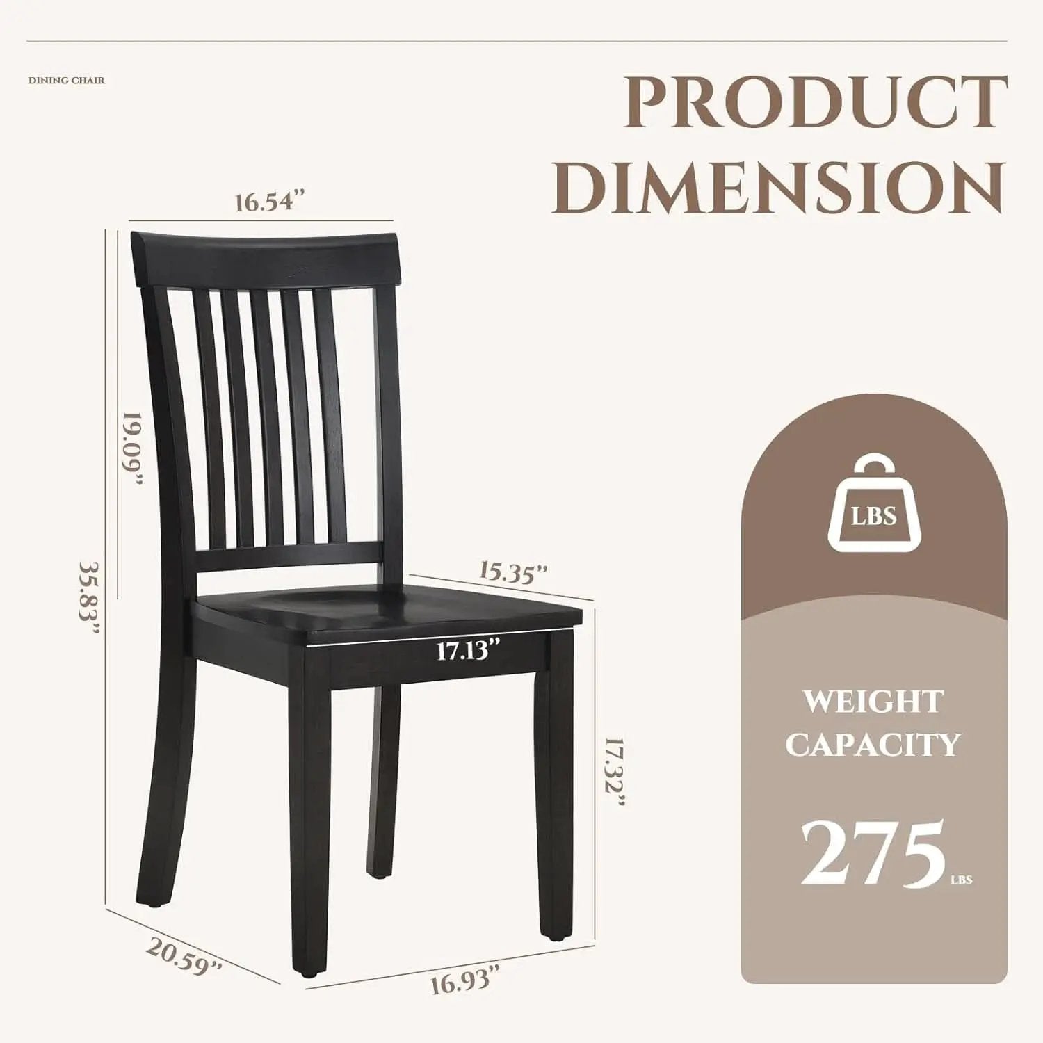 Wooden Windsor Dining Chairs Set Of 6 Dark Brown With Spindle Back from PriceLows™