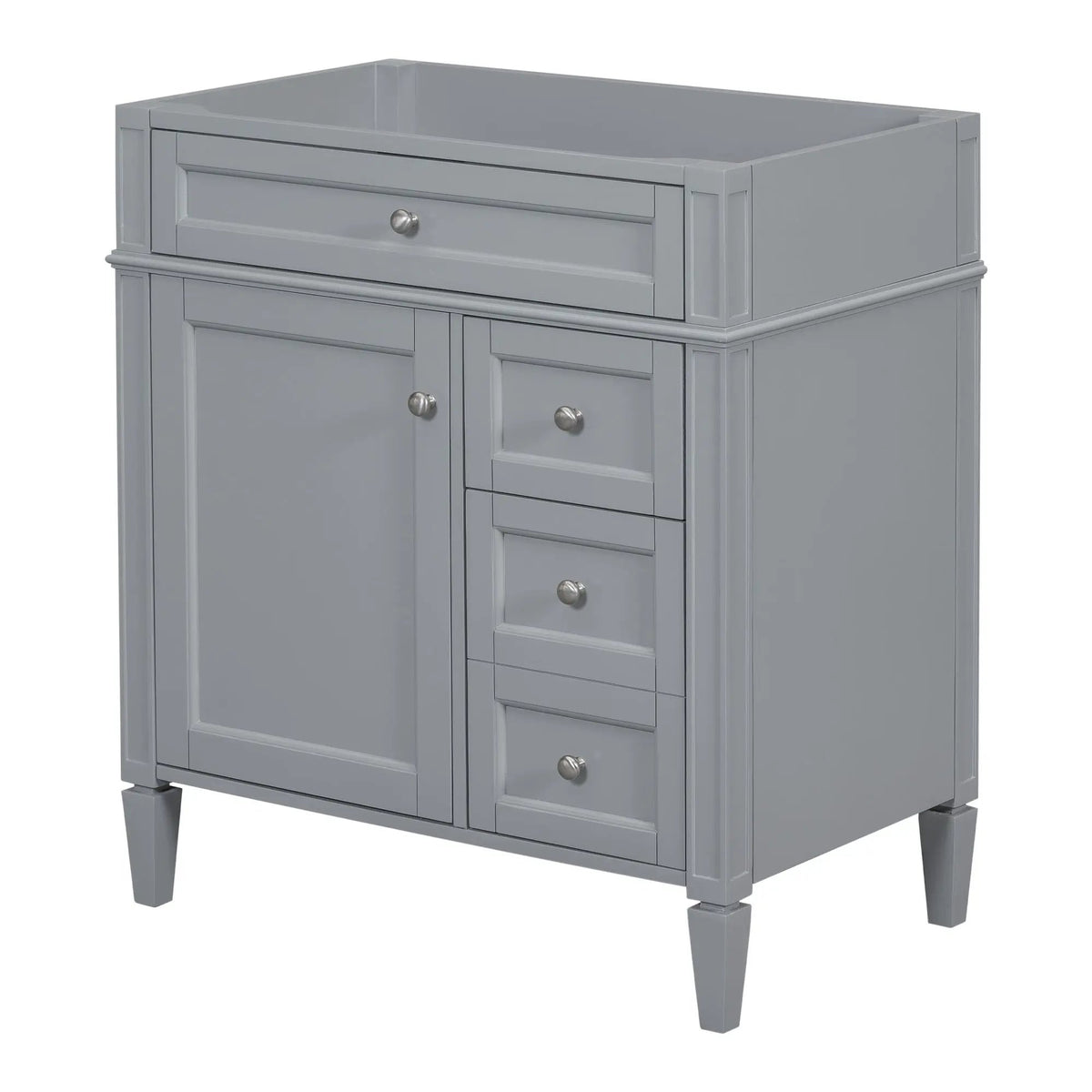 Bathroom Vanity | 3 Drawers | Blue Finish | Tip Out