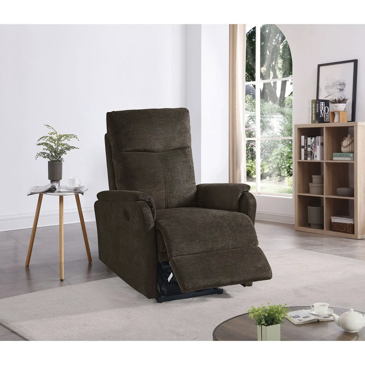 Power Recliner Chair | USB Charge Port | Modern Design | Compact Lightweight Single Chair