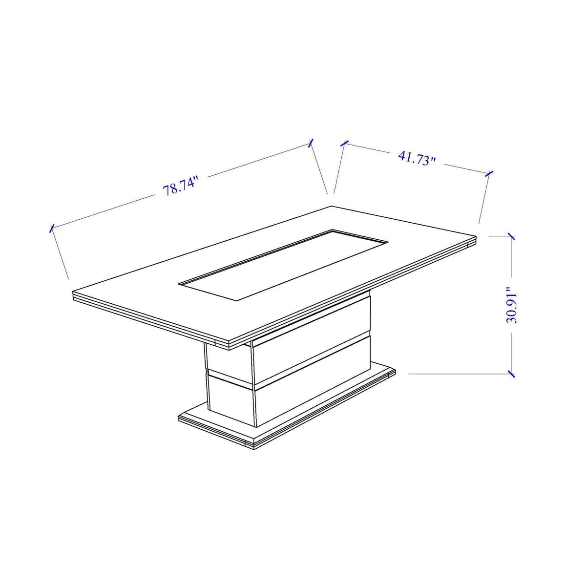 Ariya Dining Table And Chair Set | 5 Piece Dining Room Set | Glass & Acrylic | Dining Room