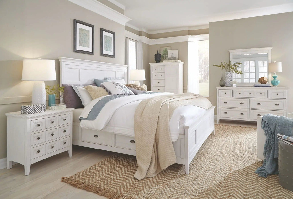 Heron Cove Two Tone Drawer Dresser | 2 Pieces | Bedroom Furniture | Bedroom