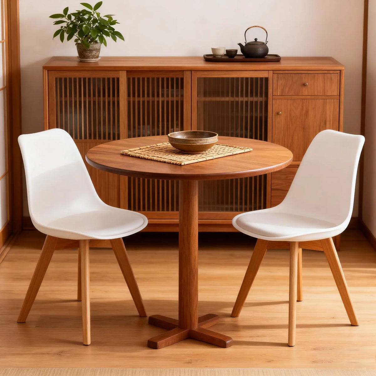 Medieval Dining Chairs | Set Of 4 | Reinforced Wooden Legs | Thickened Cushion
