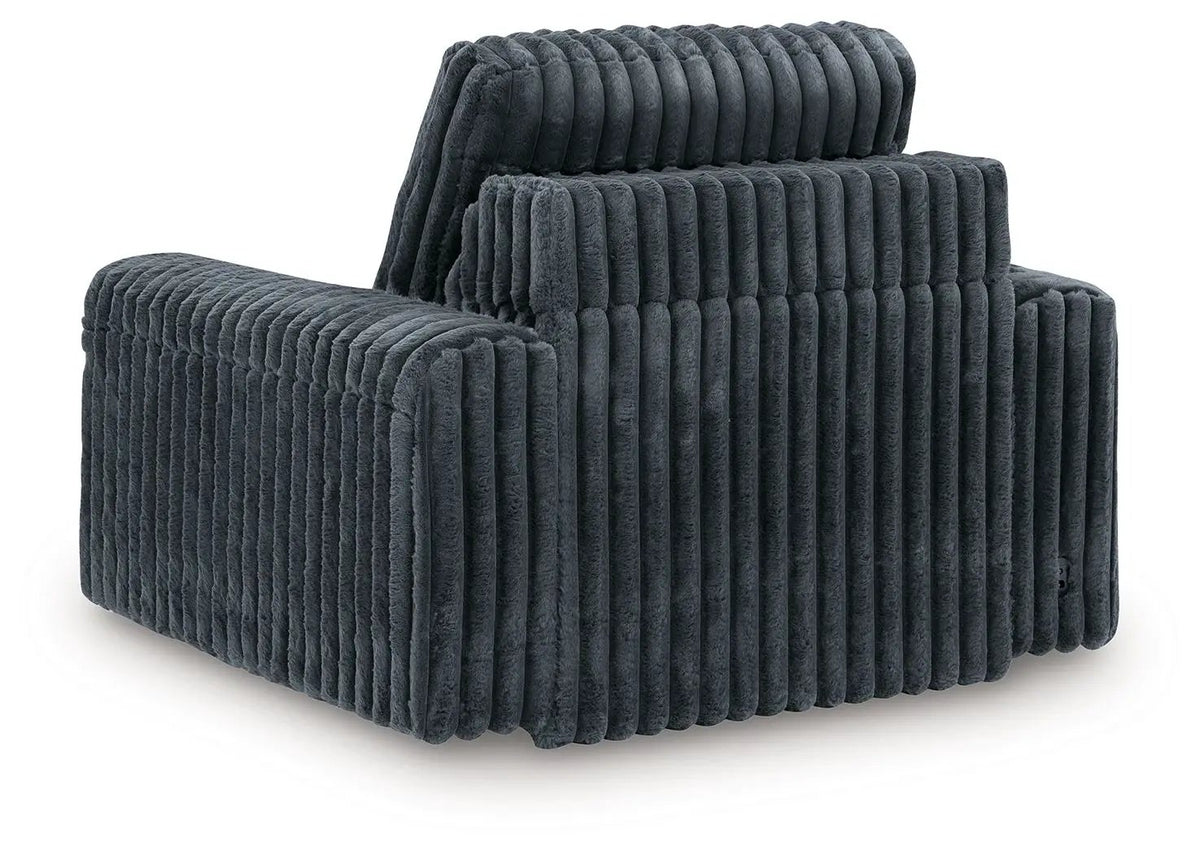 HamlinBay Power Gliding Chaise | Loose Back Cushion | Large Shaped Arms | Power Glide Function