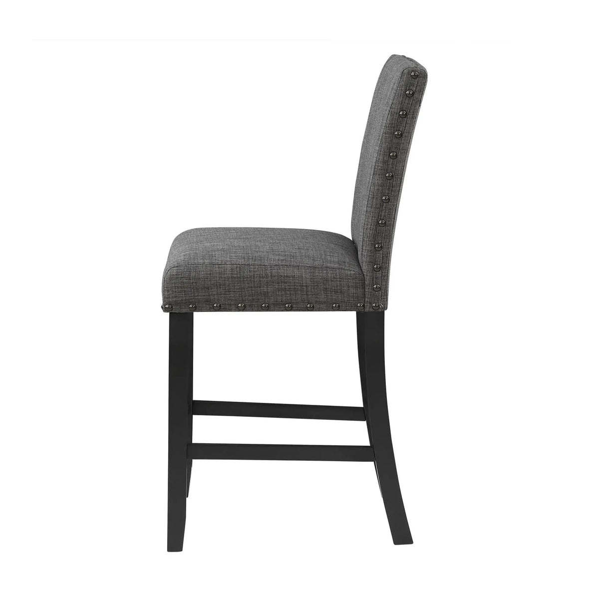 Marian Bar Stools | Set Of 2 | Fabric Finish | Ergonomic Design
