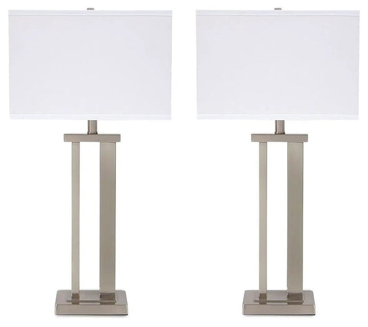 Aniela Metal Table Lamp Set | 2 Pieces | Metal | Home