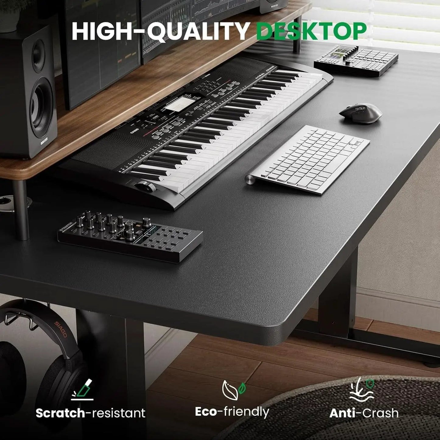 Adjustable Electric Standing Desk with Memory Presets from PriceLows™