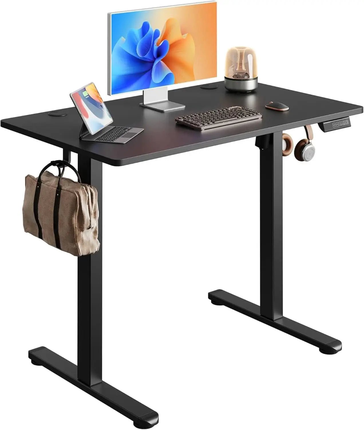 Adjustable Height Electric Standing Desk with Memory Settings from PriceLows™