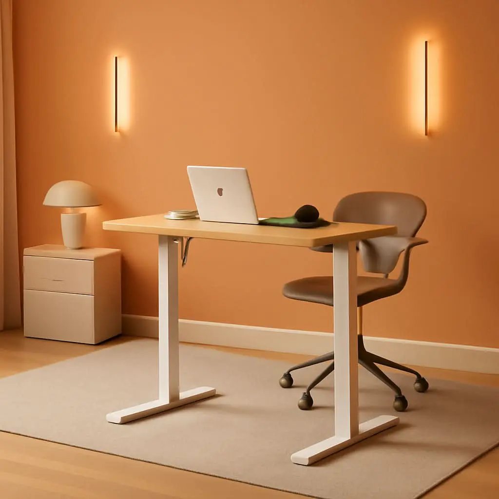 Adjustable Height Electric Standing Desk with Memory Settings from PriceLows™
