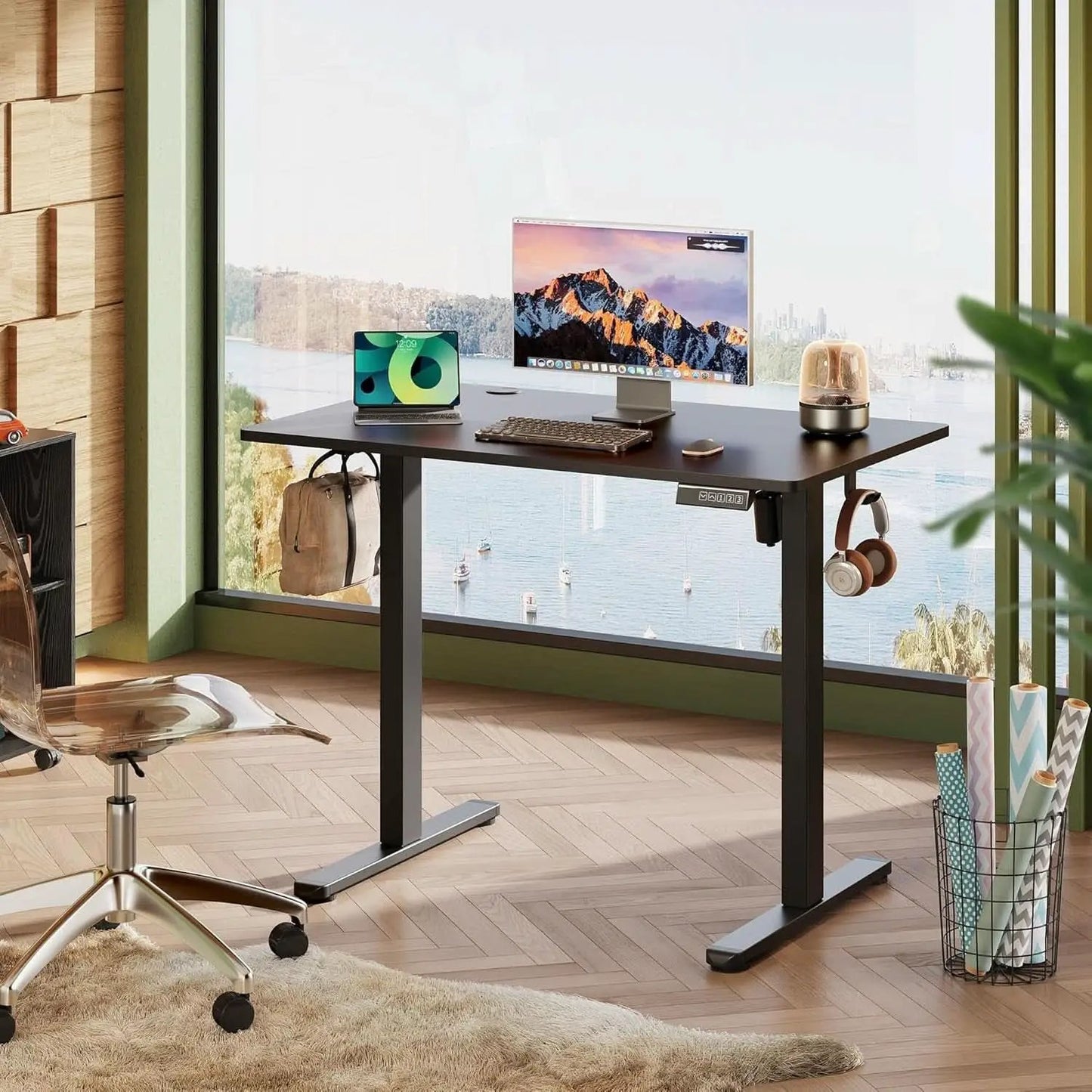 Adjustable Height Electric Standing Desk with Memory Settings from PriceLows™