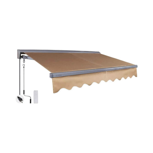 Retractable Sun Shade Awning | Advaning Classic Series | 100% Acrylic Fabric | Fully Assembled