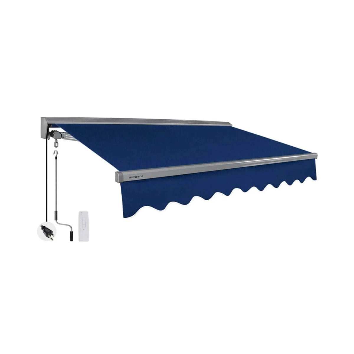 Retractable Sun Shade Awning | Advaning Classic Series | 100% Acrylic Fabric | Fully Assembled