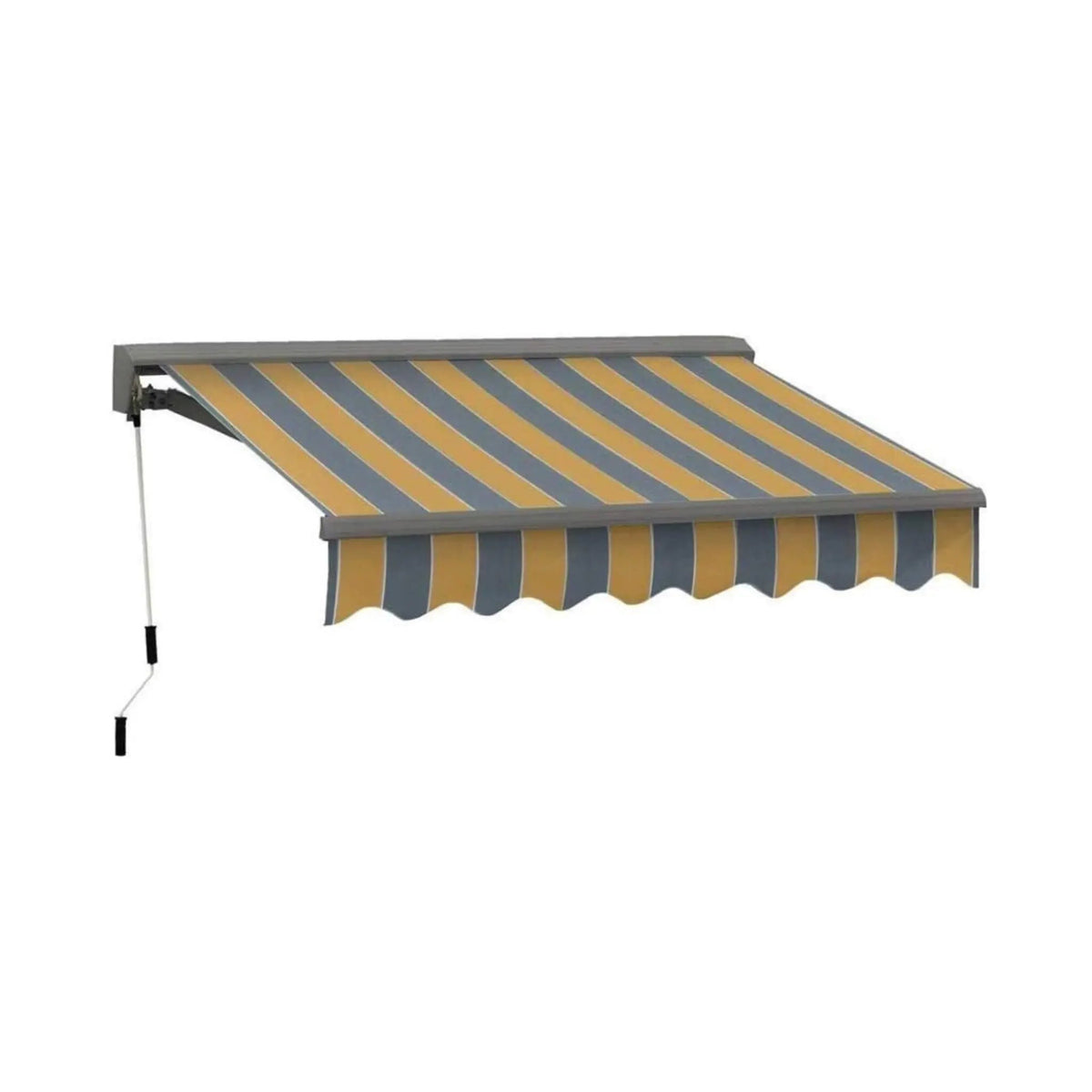 Retractable Sun Shade Awning | Advaning Classic Series | 100% Acrylic Fabric | Fully Assembled