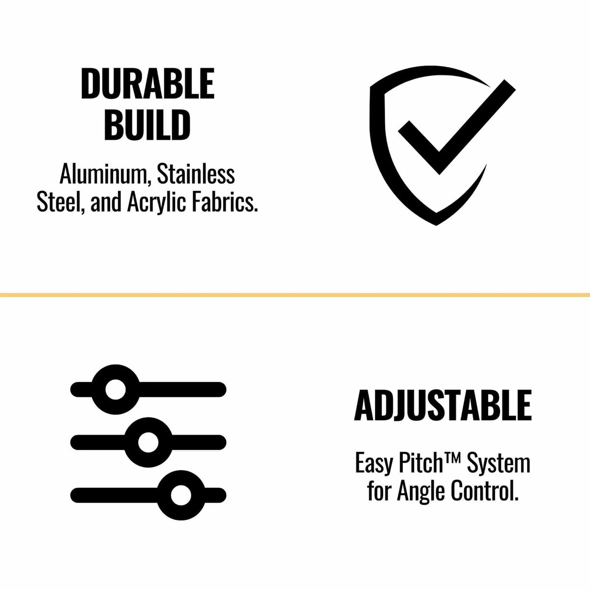 Tempered Glass Awning | Advaning GA Series | Single Clamp Bracket | Stainless Steel Hardware