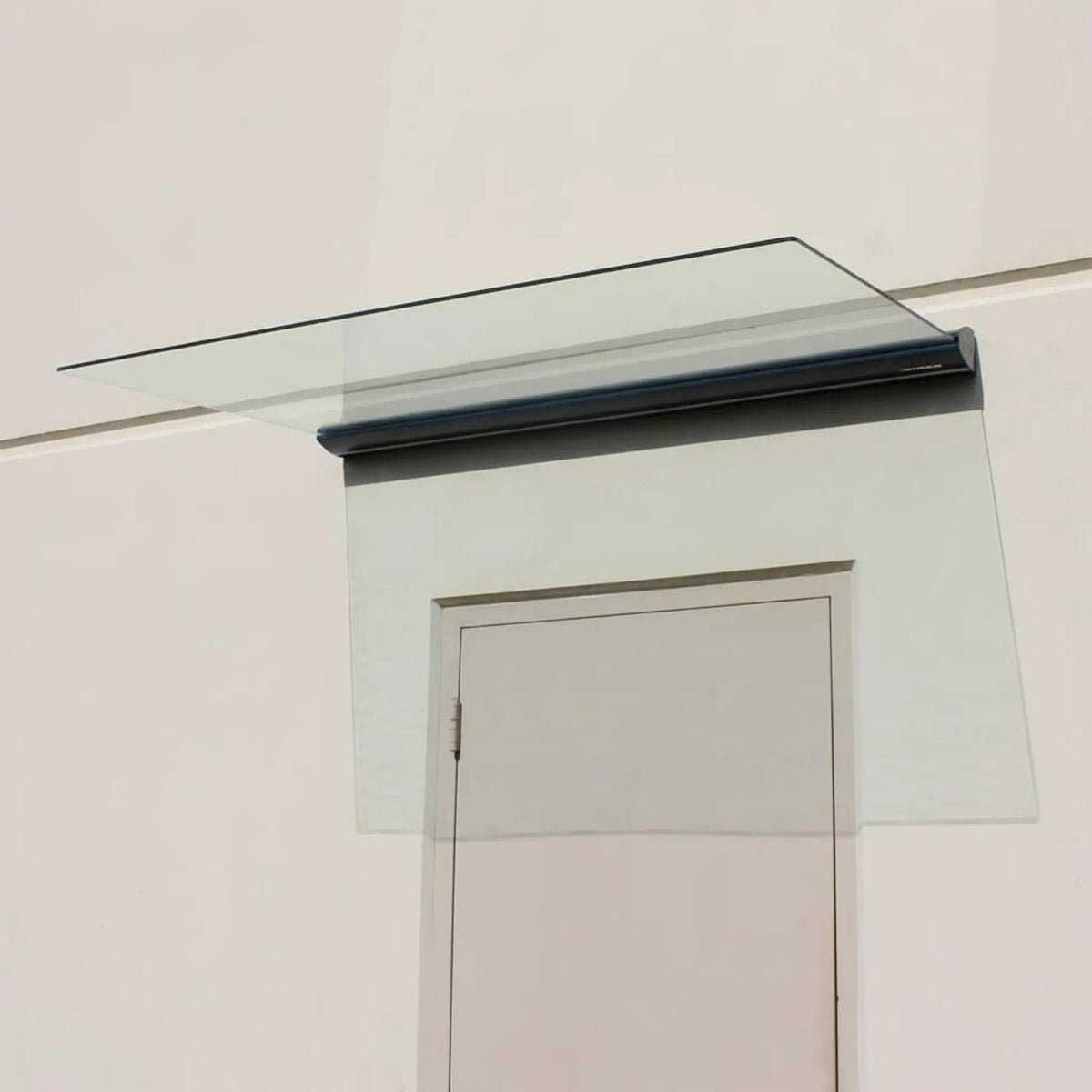 Tempered Glass Awning | Advaning GA Series | Single Clamp Bracket | Stainless Steel Hardware