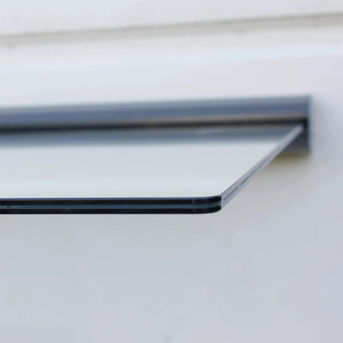 Tempered Glass Awning | Advaning GA Series | Single Clamp Bracket | Stainless Steel Hardware