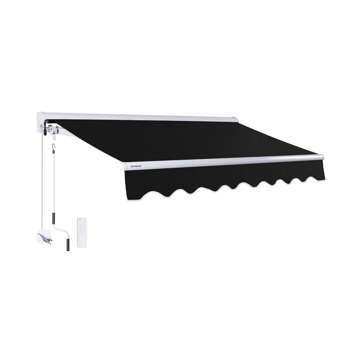 Retractable Sun Shade Awning | Advaning Luxury Series | 316 Stainless Steel Cables | Solution-Dyed Acrylic