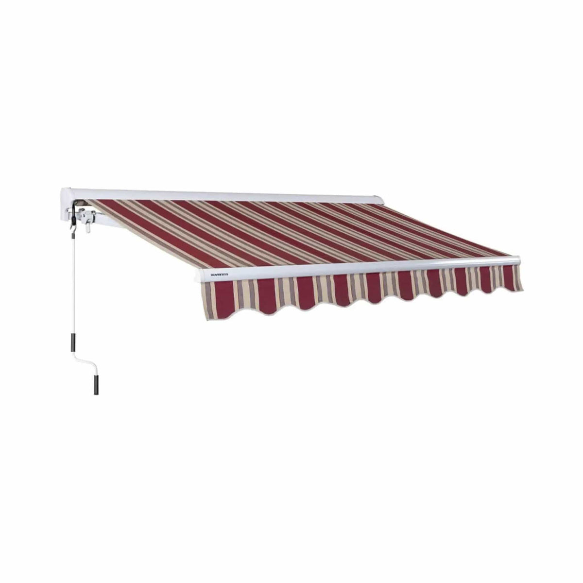 Retractable Sun Shade Awning | Advaning Luxury Series | 316 Stainless Steel Cables | Solution-Dyed Acrylic