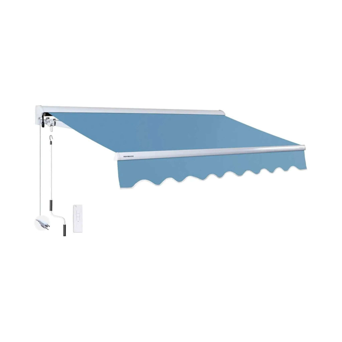 Retractable Sun Shade Awning | Advaning Luxury Series | 316 Stainless Steel Cables | Solution-Dyed Acrylic
