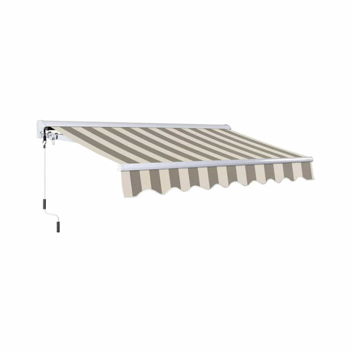 Retractable Sun Shade Awning | Advaning Luxury Series | 316 Stainless Steel Cables | Solution-Dyed Acrylic