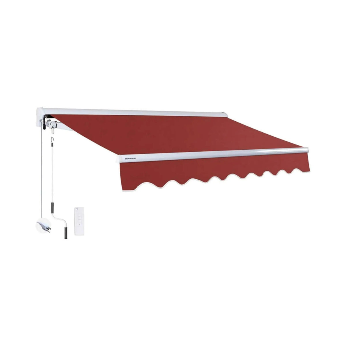 Retractable Sun Shade Awning | Advaning Luxury Series | 316 Stainless Steel Cables | Solution-Dyed Acrylic