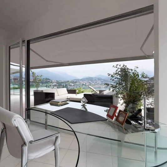 Advaning SG Series Manual Retractable Fully-Assembled Sun Shade Canopy Awning | Fabric | Home Use | Home
