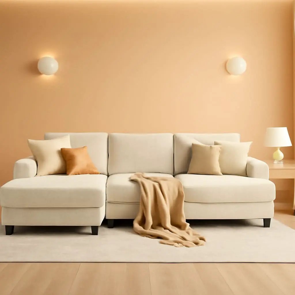 Sleeper Sofa Bed 112Inches PullOut LivingRoom Comfort from PriceLows™