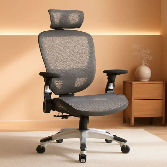 Hyken Ergonomic Mesh Swivel Task Chair Adjustable Black Office Chair from PriceLows™