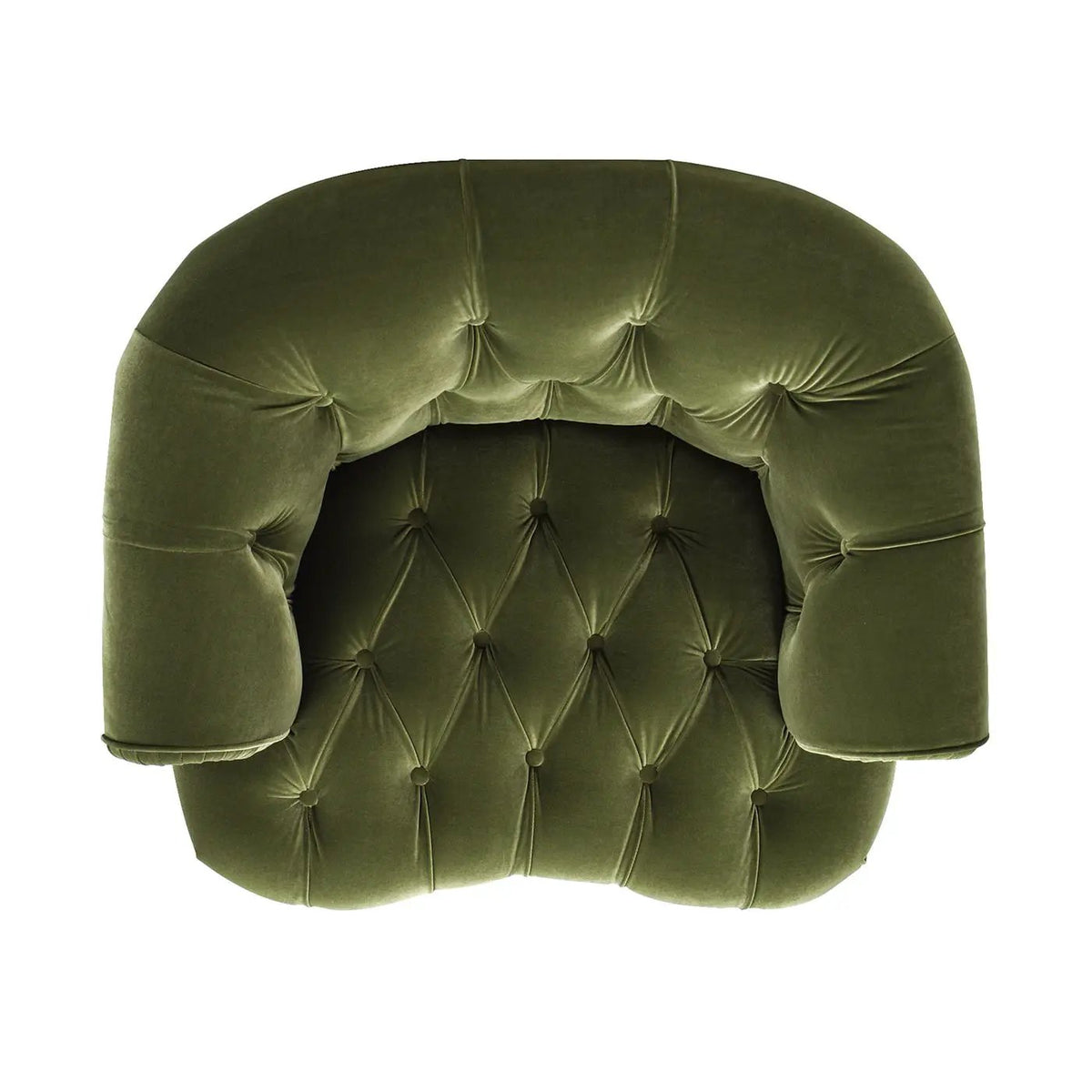 La Rosa Accent Chair | Victorian Tufted Style | Woven Fabric Upholstery | Durable Construction