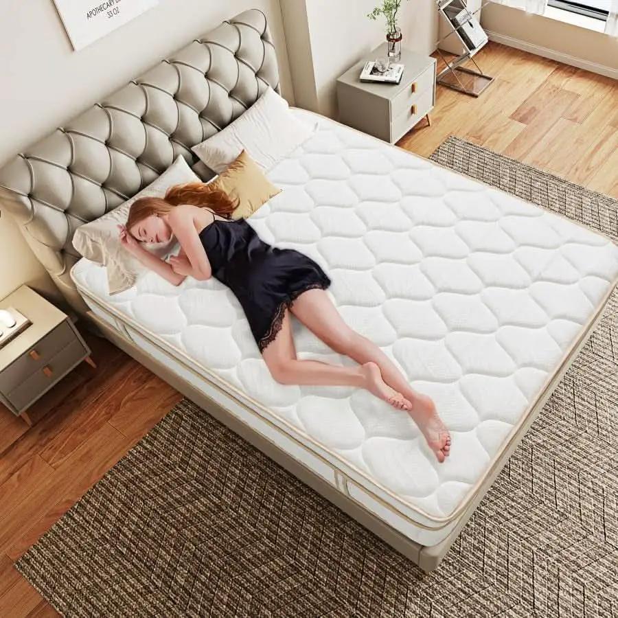 King Hybrid Mattress Twelve Inches CertipurUS Memory Foam from PriceLows™