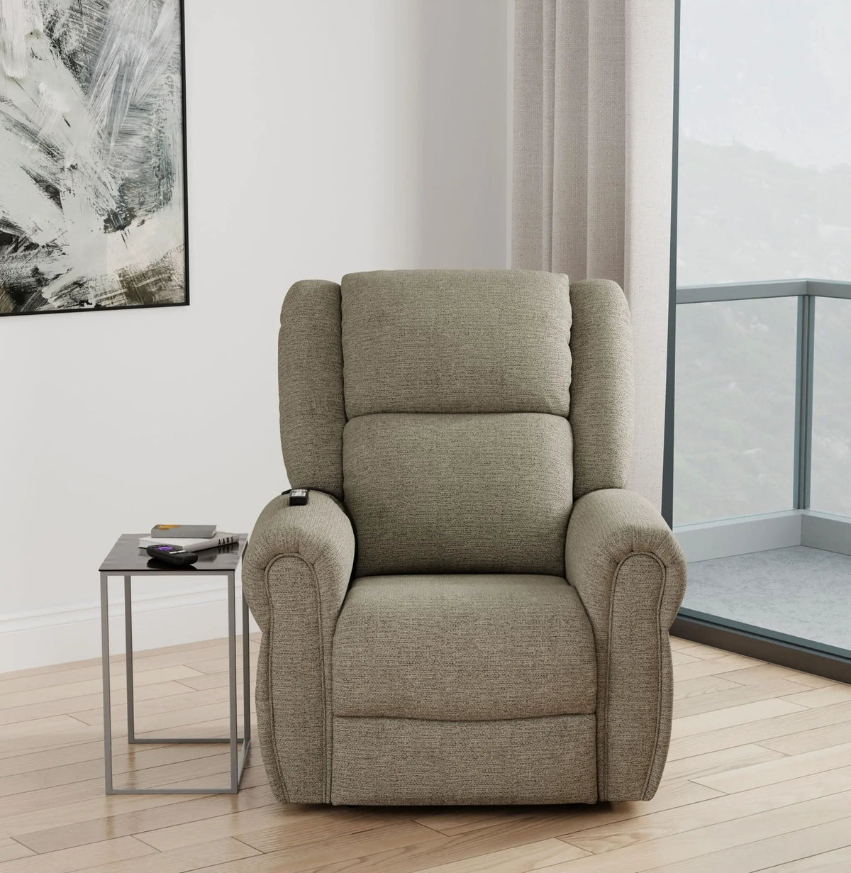 Paradise Power Lift/Headrest/Lay Flat Recliner With CR3 Heat/Massage Lift Chair | 2 Pieces | Living Room Furniture | Living Room