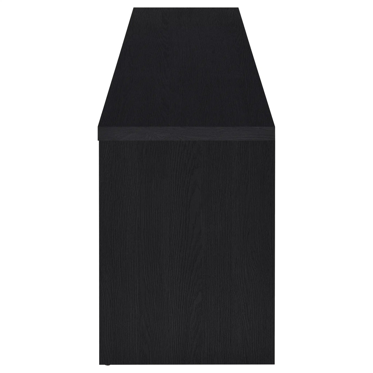Winfield 60-inch 2-door TV Stand Media Console | 60 x 15.5 x 22 in | Engineered Wood & Veneer | Black