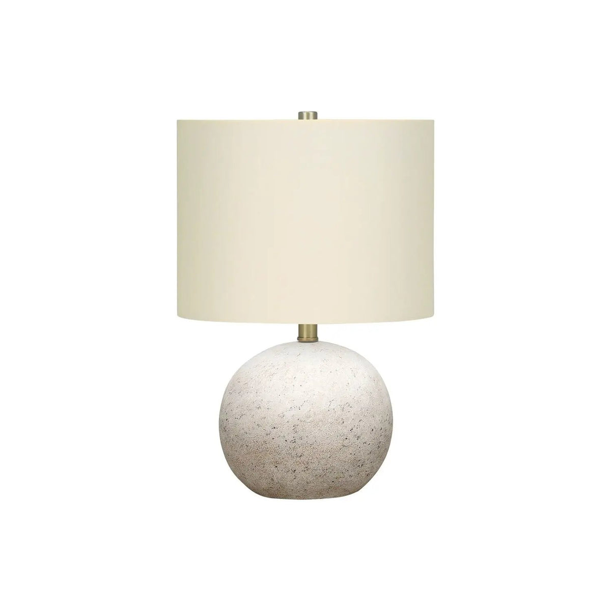 Sphere Table Lamp | Concrete Base | 19.5 Inch Height | 3-Way Rotary Switch