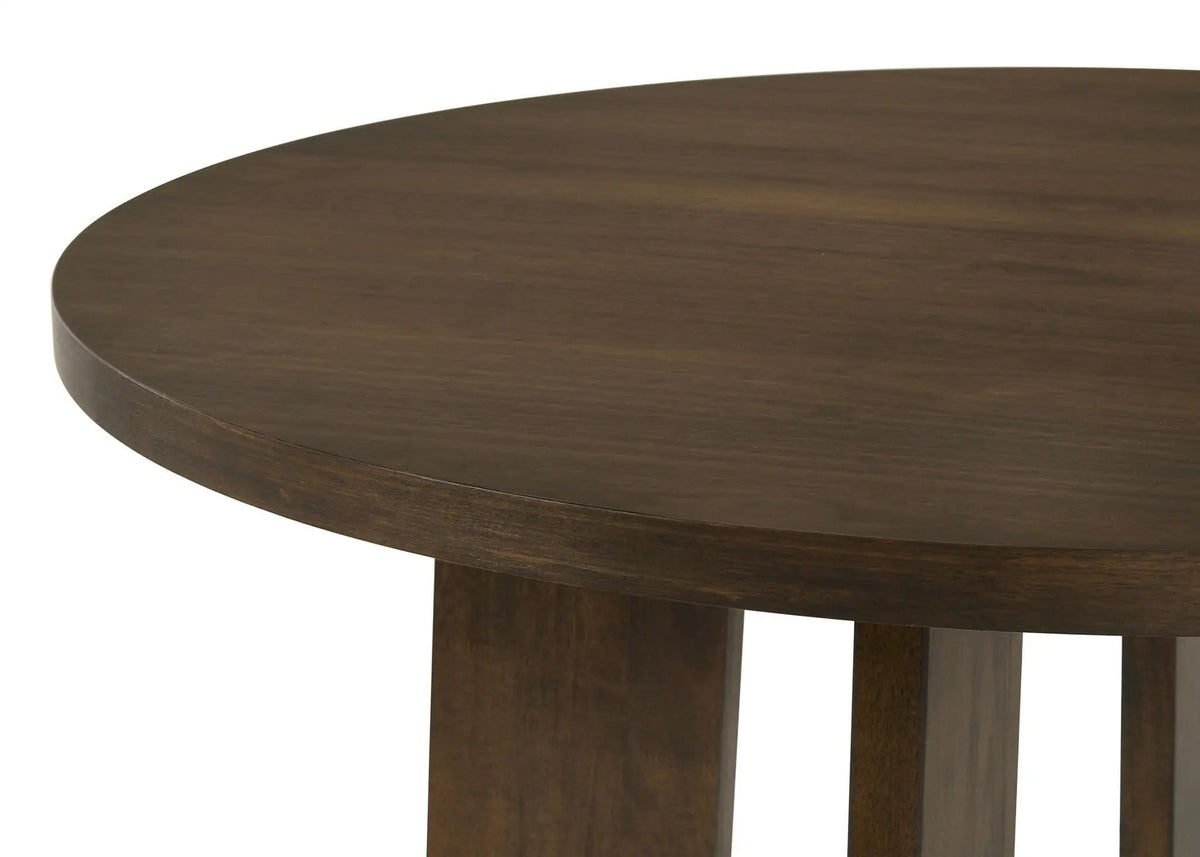 Strouse 5-piece Dining Set Wheat and | 5-Piece Set | Rubberwood & Engineered Wood | Walnut