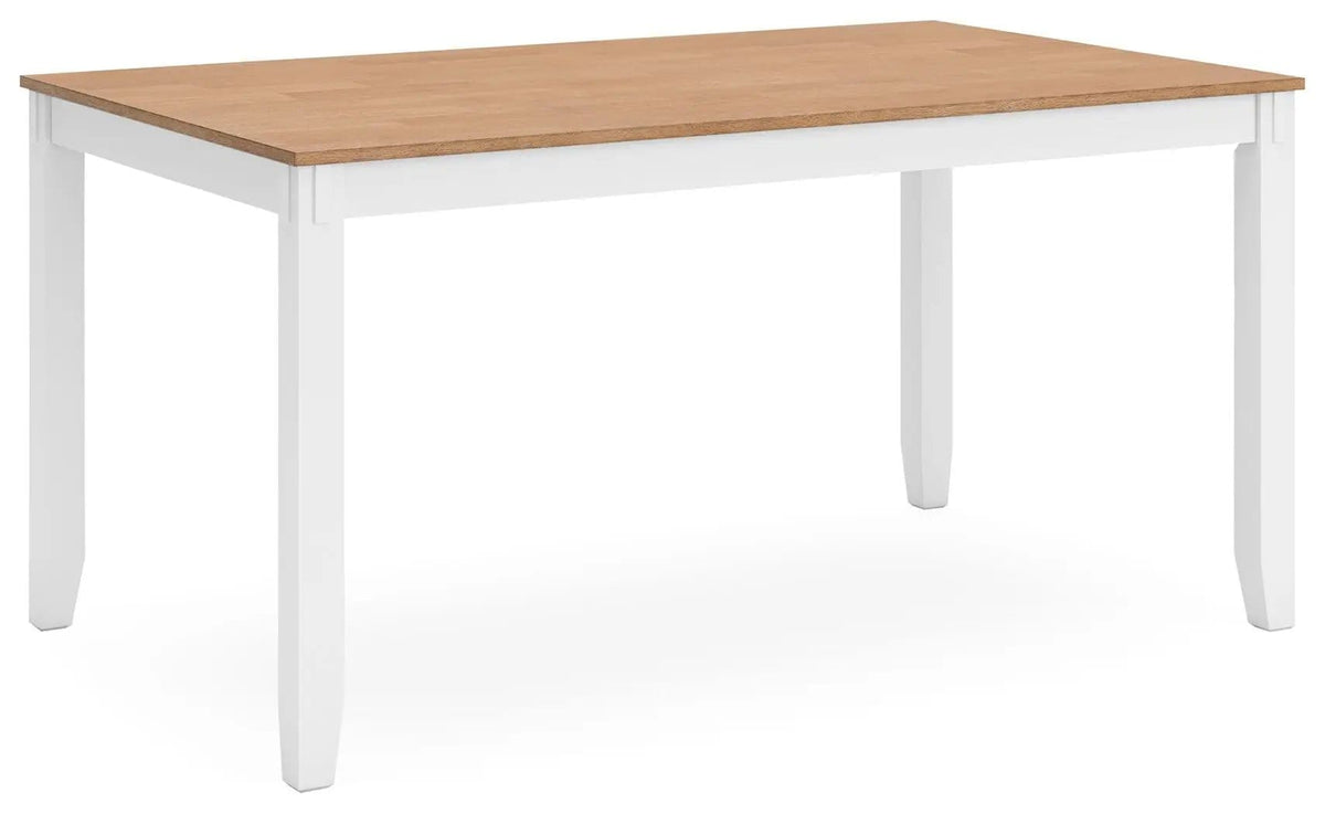 Gesthaven Dining Room Table Set | 3 Pieces | Wood | Dining Room