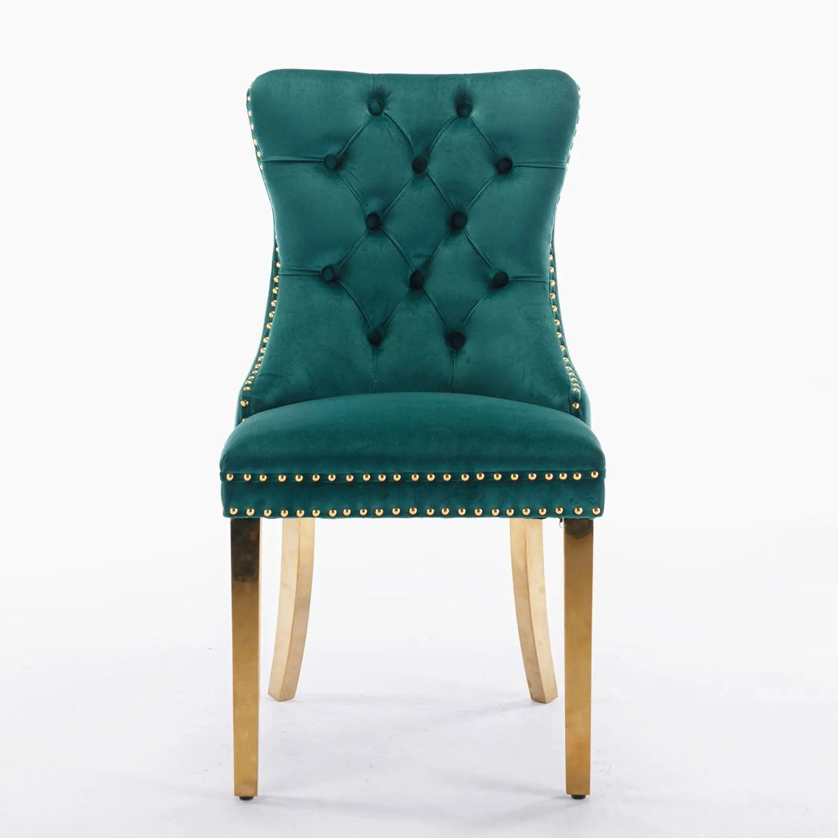 Dining Chair | Tufted Upholstery | Solid Wood Frame | Set Of 2
