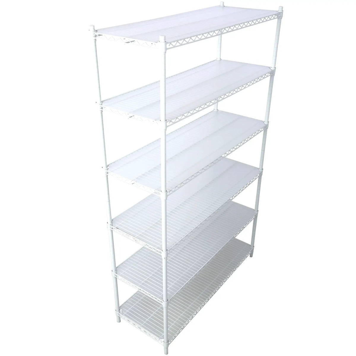 6 Tier Wire Shelving Unit | 6000 Lb Capacity | NSF Metal Rack | Adjustable Shelves