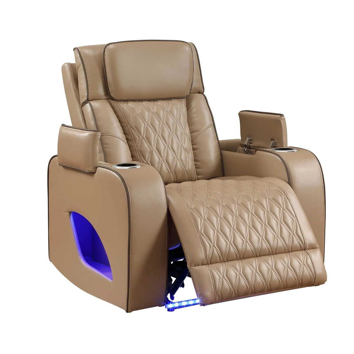 Power Reclining Chair | Vibrating Massage | LED Lighting