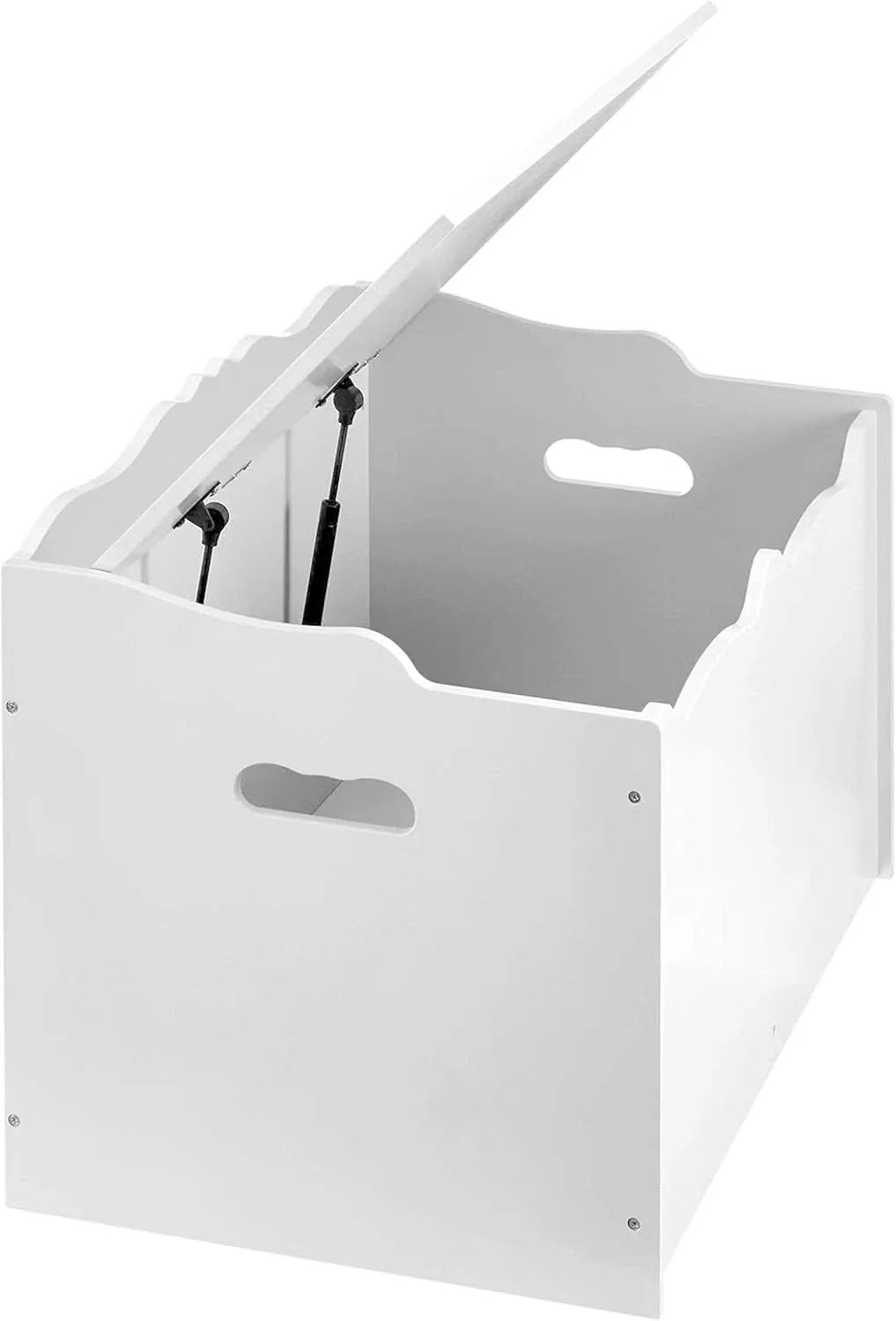 Wooden Toy Box Chest White 30x18x19 StorageSolution from PriceLows™