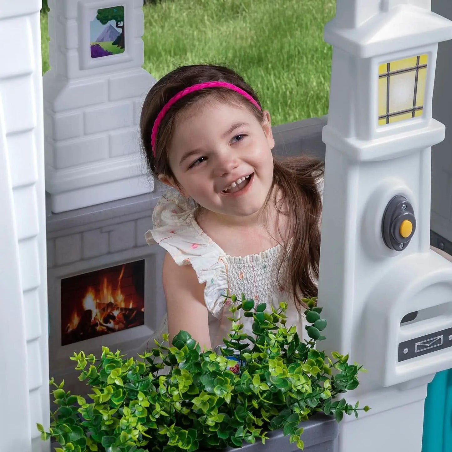 Grey Indoor Outdoor Playhouse With Interactive Sounds from PriceLows™