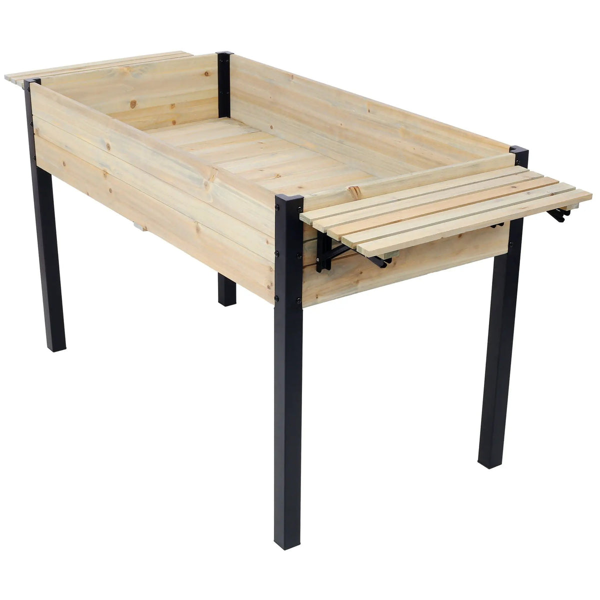 Raised Garden Bed | Premium Fir Wood | Folding Storage Shelf