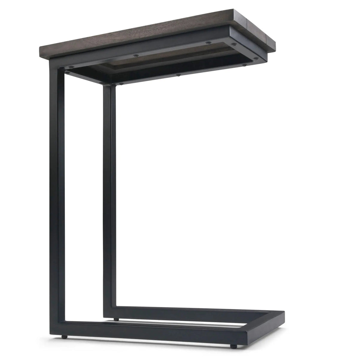 Skyler C Side Table | Handcrafted Solid Wood | Slide Under Couch Design | 24 Inch Height