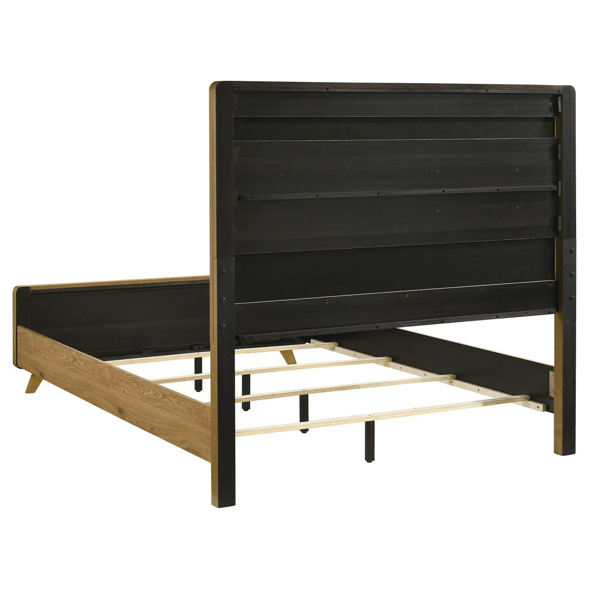 Bennett 4-piece Queen Bedroom Set | 4-Piece Set | Rubberwood & Engineered Wood | Light Oak