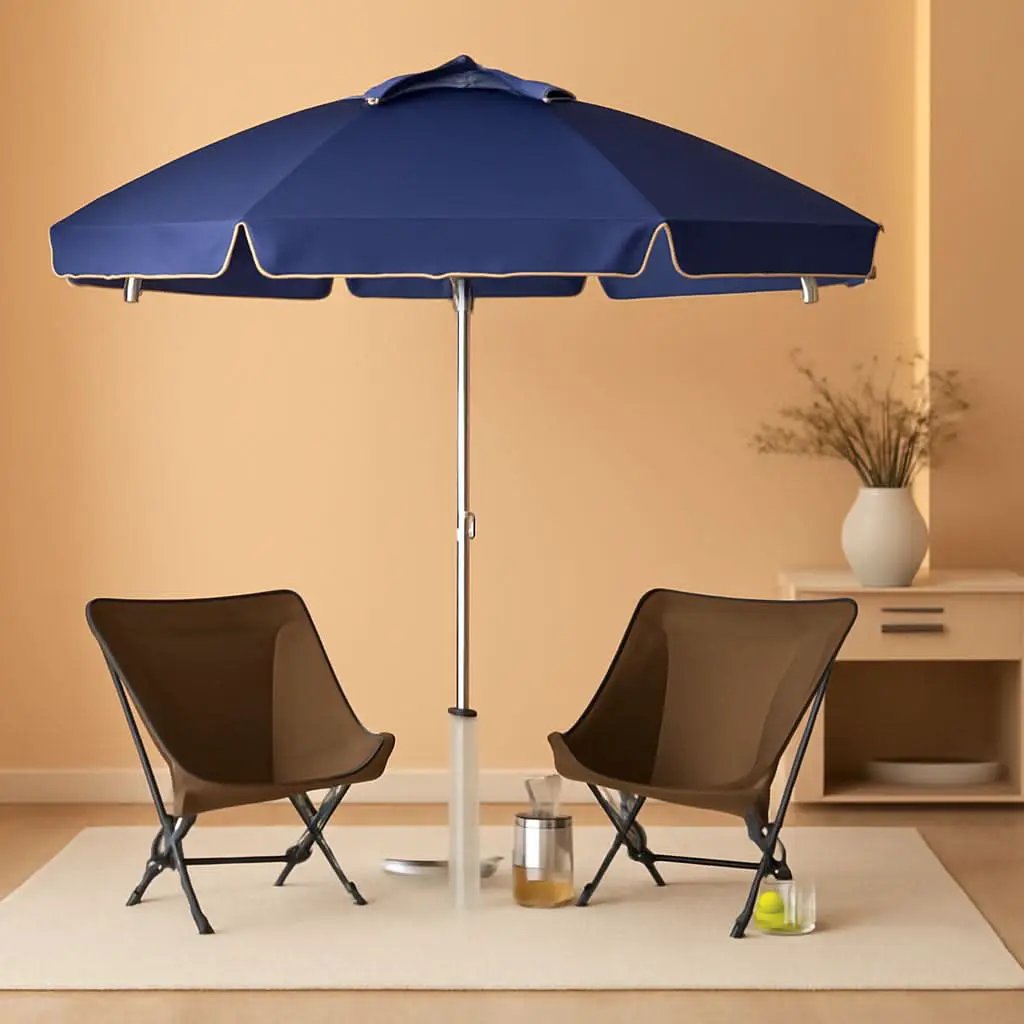 Six Point Five Foot Portable Shade Umbrella With Stand from PriceLows™