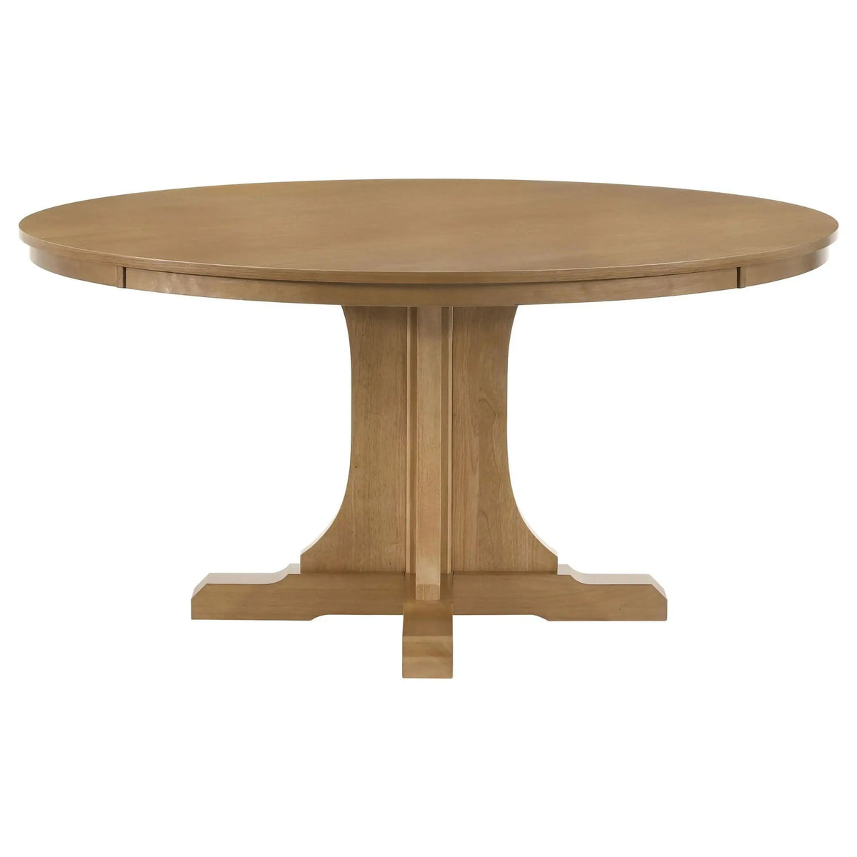 Hartville 5-piece Round Dining Table Set Natural Light | 5-Piece Set | Oak Veneer | Brown